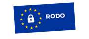 Ikona linka do artykułu Na ikonie widoczne żółte gwiazdy na niebieskim tle (flaga Unii Europejskiej), a w środku okręgu z gwiazdek znajduje się kłódka. Link prowadzi do podstrony zawierającej informacje dot. RODO