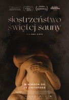 Oficjalny plakat filmu "Siostrzeństwo świętej sauny"