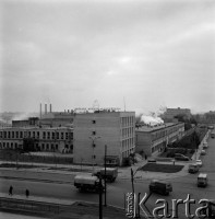 Październik 1968, Warszawa, Polska. Zakładay Mięsne "Służewiec" przy ul. Marynarskiej. Fot. Jarosław Tarań, zbiory Ośrodka KARTA [68-184]