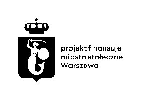 Warszawa znak RGB czarny projekt finansuje130
